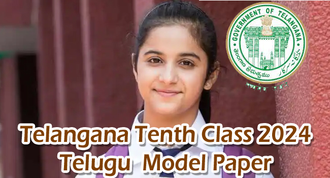 Telangana State Tenth Class 2024 Telugu Model Question Paper 3