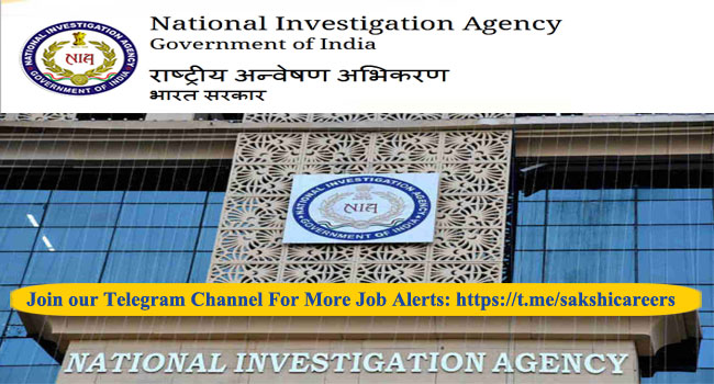 NIA Latest Recruitment 2024 Notification for Ministerial staff