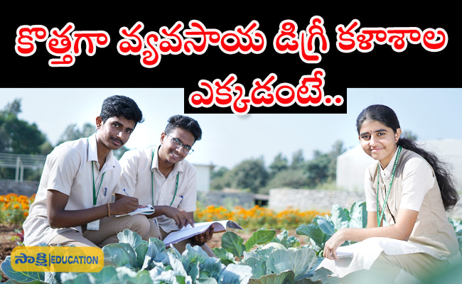 Agricultural Degree College    Green signal for setting up Agriculture Degree College in Tripuraram   State government approves establishment of Agriculture Degree College in Tripuraram