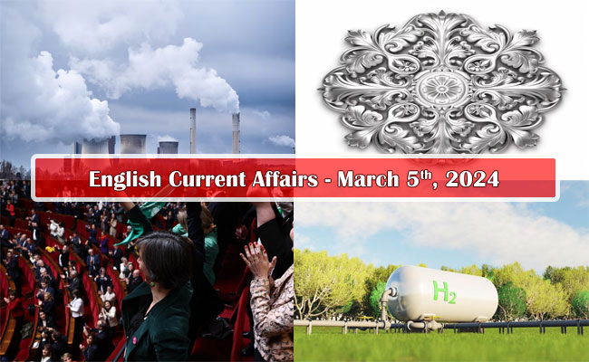 5th March, 2024 Current Affairs