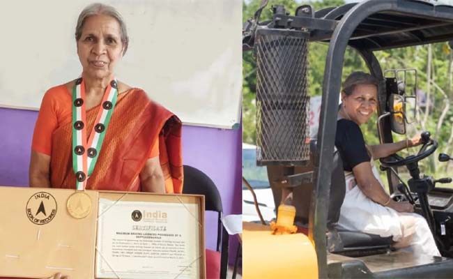 Record breaking achievements of Radhamani   71 year old Woman Radhamani Amma Owns 11 Licences    Radhamani, the inspiring 71-year-old from Kerala