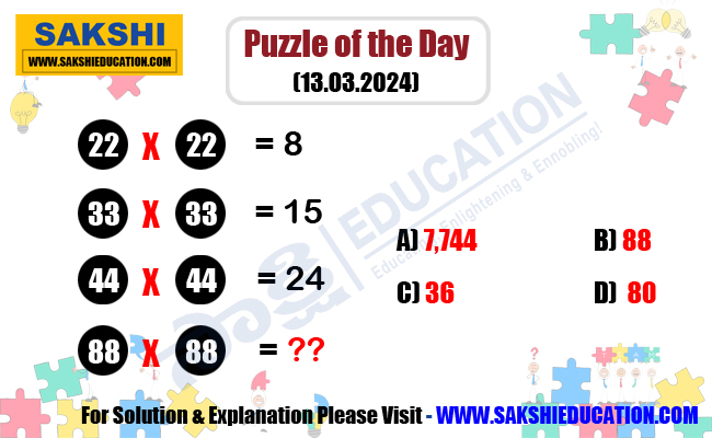 Puzzle of the Day   missing numberpuzzle  maths puzzle sakshi daily puzzle