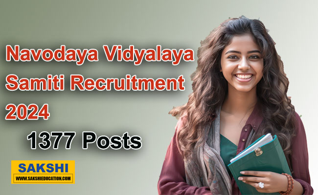 1377 Posts in Navodaya Vidyalaya Samiti
