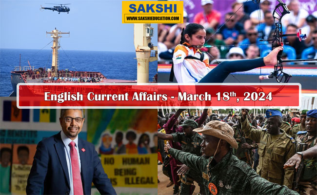 18th March, 2024 Current Affairs   generalknowledge questions for competitive exams   