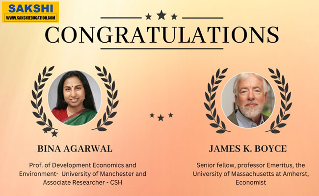 Agarwal & Boyce Win Inaugural Global Award   Global Inequality Research Awards  