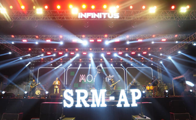 SRM University AP Celebrations Playback Singer Haricharan and MOKSHA Band