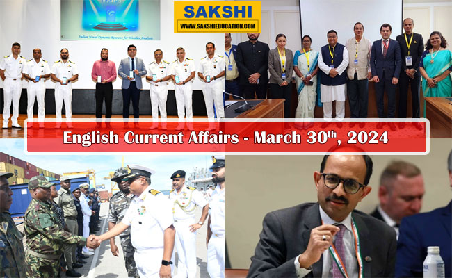 30th March, 2024 Current Affairs