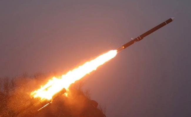 North Korea Conducts Test Of  Super Large Cruise Missile