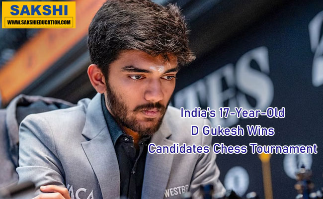 India’s 17-Year-Old D Gukesh Wins Candidates Chess Tournament