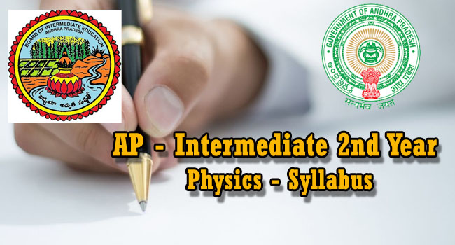Andhra Pradesh: Intermediate 2nd Year Physics(EM) Syllabus 