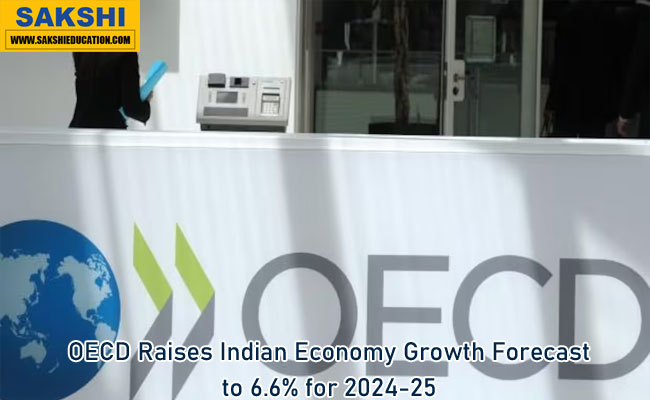OECD Raises Indian Economy Growth Forecast to 6.6% for 2024-25
