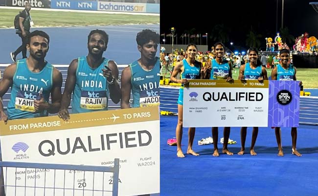 Indian women's and men's 4x400m relay teams qualify for Paris Olympics 2024  