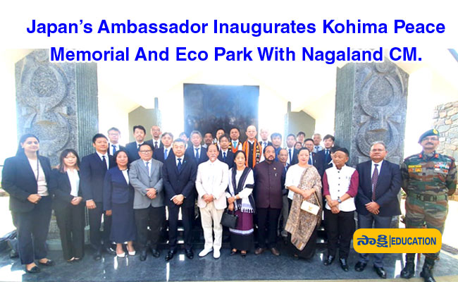 Japan Ambassador Inaugurates Kohima Peace Memorial And Eco Park With Nagaland CM
