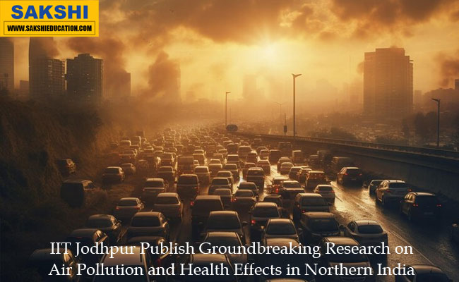 Researchers from IIT Jodhpur conducting air pollution study   Air quality monitoring equipment in Northern India  IIT Jodhpur Publish Groundbreaking Research on Air Pollution and Health Effects in Northern India