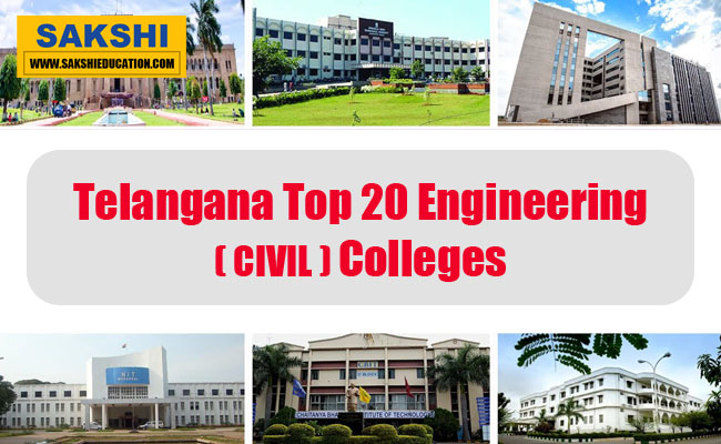 Top 20 Engineering(Civil)Colleges in Telangana 2024