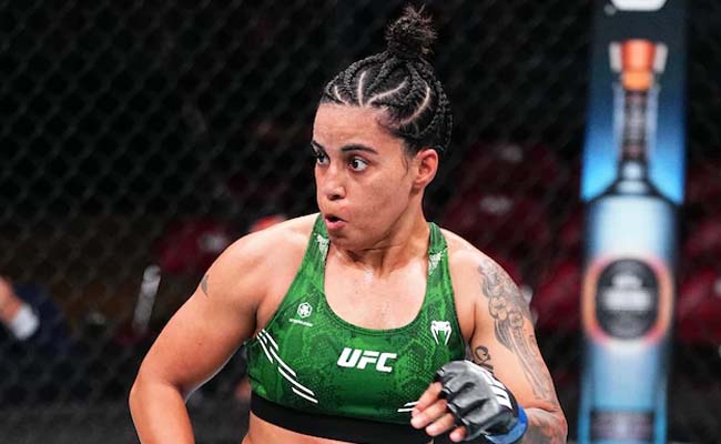 Who is Puja Tomar, the first Indian to win a bout in UFC  Pooja Tomar Celebrating Victory