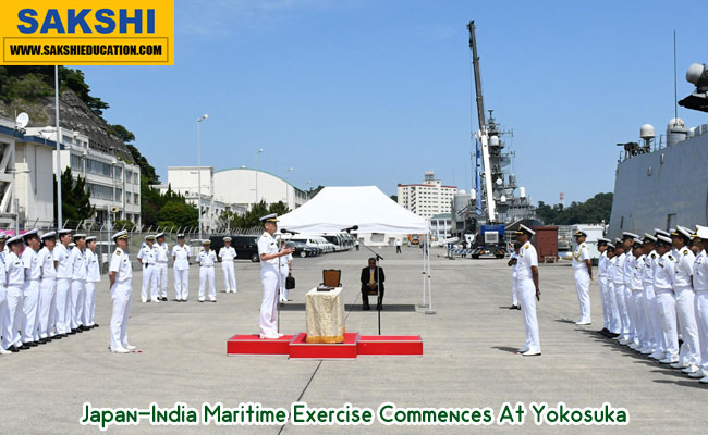 Japan-India Maritime Exercise Commences At Yokosuka