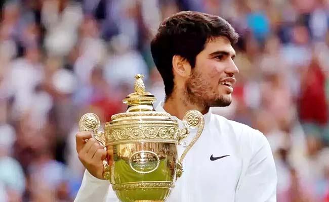 Wimbledon championship match  Wimbledon Prize Money Soars to Record50 Million Pounds  Wimbledon Grand Slam trophy  