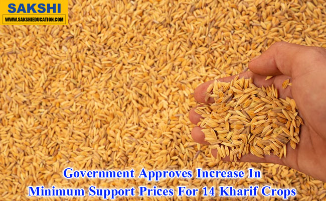 Government Approves Increase In Minimum Support Prices For 14 Kharif Crops