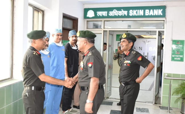 Indian Army Charmanidhi Kendra Skin Bank at Army Hospital in Delhi   Revolutionary Skin Treatment Facility for Burns and Skin Conditions   First Skin Bank launched at Army Hospital in Delhi  Innovative Healthcare Initiative by Ministry of Defense  