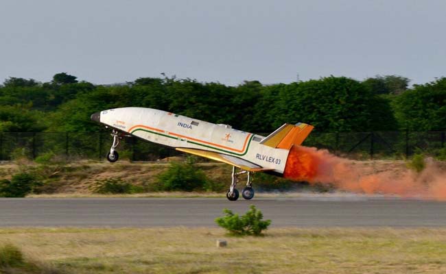 ISRO Successfully Conducts Final Pushpak Reusable Launch Vehicle Landing Experiment In Karnataka 