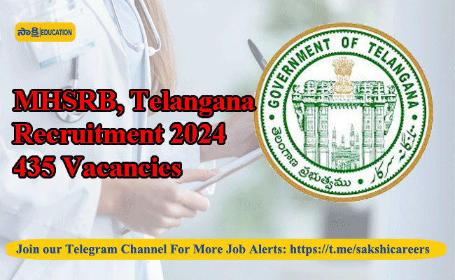 435 Vacancies in MHSRB, Telangana