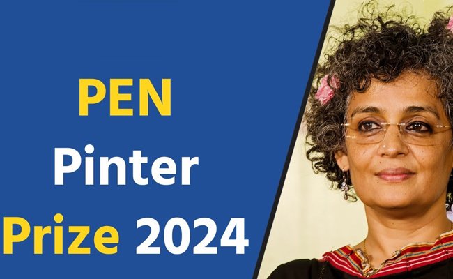 Famous Writer Arundhati Roy wins the Pen Printer Award 2024
