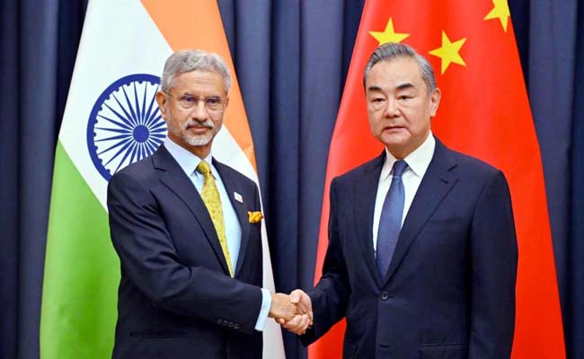 Jaishankar Meets Chinese Foreign Minister Wang Yi in  Shanghai Cooperation Organisation