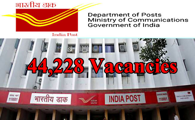 44,228 GDS Opportunities in India Post