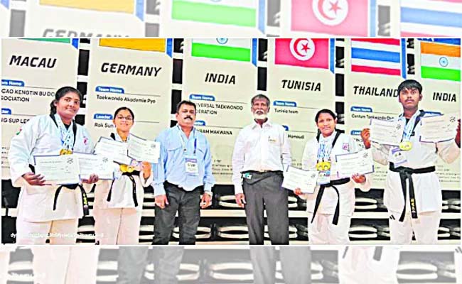 Seven Medals for India in World Taekwondo Culture Expo