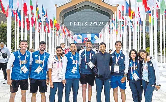 India ready for Paris Olympics  Paris Olympics opening ceremony on July 26  Football competition at Paris Olympics starting July 24 Rugby sevens competition at Paris Olympics starting July 24 Archery Ranking Round 