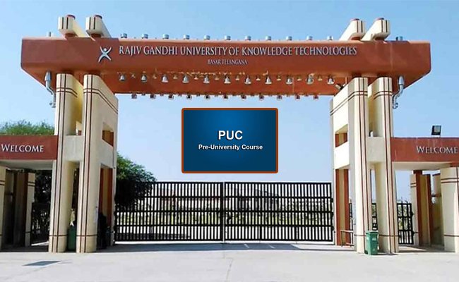 Counselling for admissions in Pre University Course at RGUKT