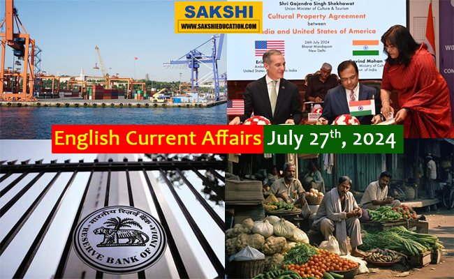 27th July, 2024 Current Affairs  generalknoledge questions with answers  