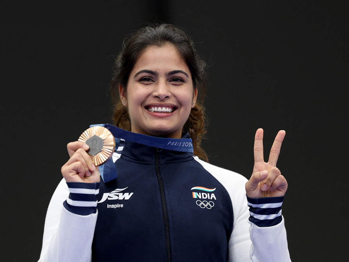 Manu Bhaker Wins Indias 1st Medal Of Paris Olympics 2024