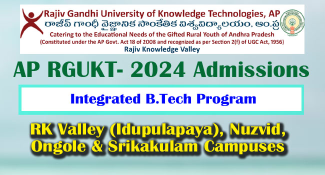 Andhra Pradesh RGUKT CET 2024 Notification