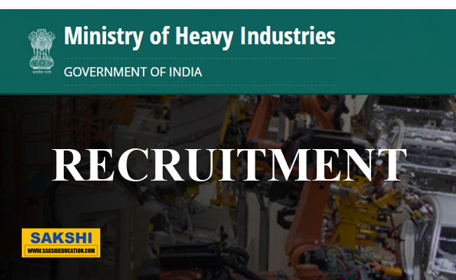 Ministry of Heavy Industries New Recruitment 2024 Notification  Ministry of Heavy Industries Recruitment Notification for Consultants  Online Application Form for Consultants Recruitment  Eligibility Criteria for Consultants Recruitment Notification  Consultants Vacancy Details from Ministry of Heavy Industries  