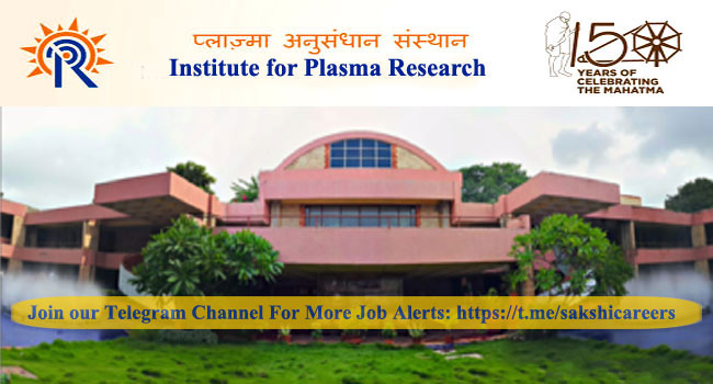 Institute for Plasma Research MTS Latest Notification 2024 