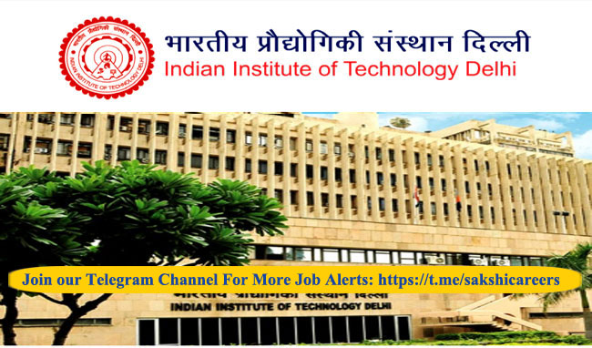 IIT Delhi Senior Project Assistant Notification 2024 