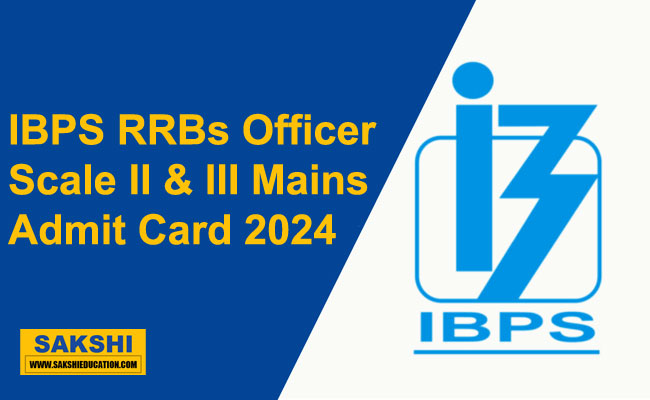 IBPS RRBs Officer Scale II & III Mains Admit Card 2024  IBPS RRBs 13th Officers Scale II Mains Admit Card Download  IBPS RRBs 13th Officers Scale III Mains Admit Card Download IBPS RRBs exam announcement 