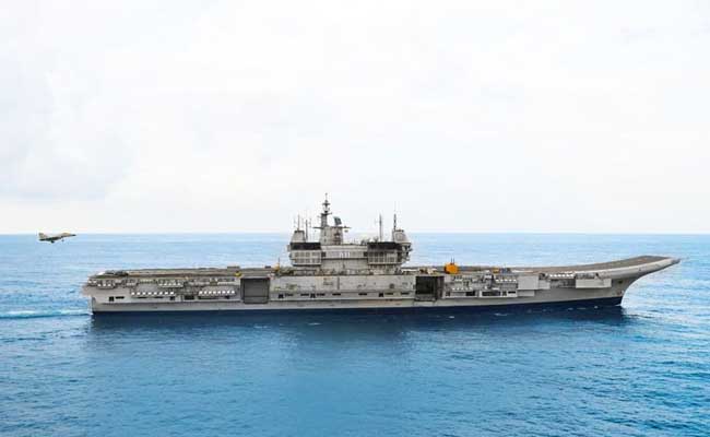  Indigenous aircraft carrier INS Vikrant joins Western Fleet