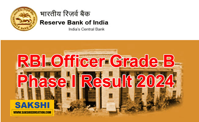 RBI Officer Grade B Phase 1 Result 2024  RBI Officer Grade B Phase 1 Result Announcement  