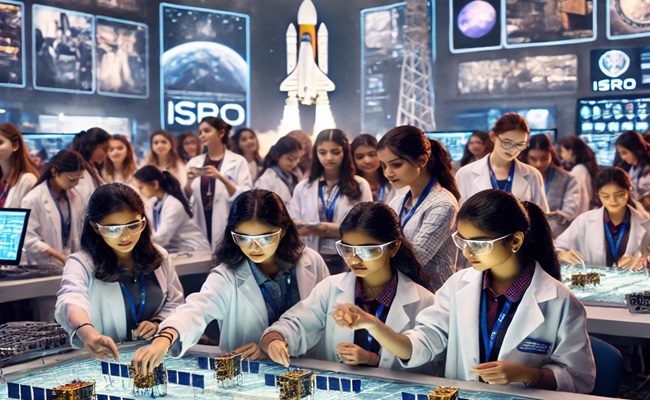 ISRO Offers Free Training to School Girls in Satellite Building