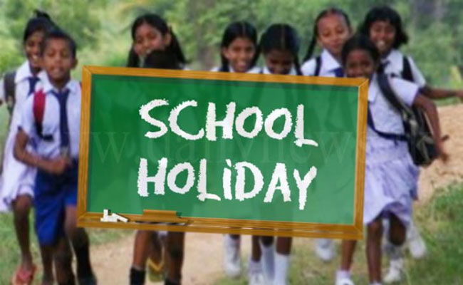 Schools Holiday News