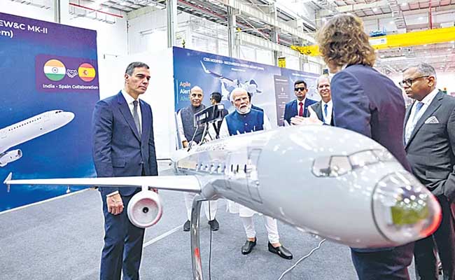 India and Spain Launches India’s First Private Military Aircraft Plant