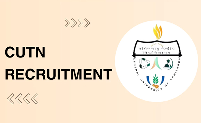 Direct Recruitment for Non-Teaching Posts at Central University of Tamil Nadu  Non teaching posts at tamilnadu central university  Central University of Tamil Nadu Non-Teaching Posts Recruitment Announcement  