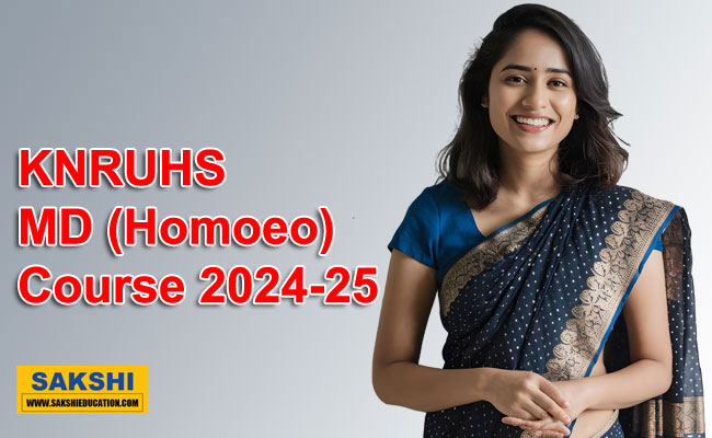 KNRUHS MD Homoeo Course 2024-25