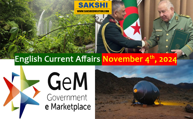 4th November, 2024 Current Affairs