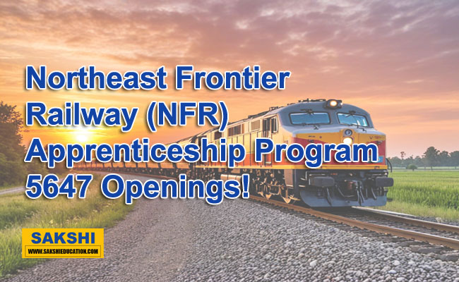 Northeast Frontier Railway Apprenticeship Program  Railway Recruitment Cell Northeast Frontier Railway Act Apprenticeship recruitment  Northeast Frontier Railway Apprenticeship recruitment 5647 slots Online application for Act Apprenticeship in Northeast Frontier Railway Apprenticeship vacancies at Northeast Frontier Railway workshops and units RRC NFR Act Apprentices 2024 online application form 