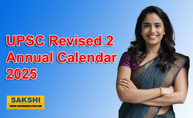 UPSC Revised 2 Annual Calendar 2025