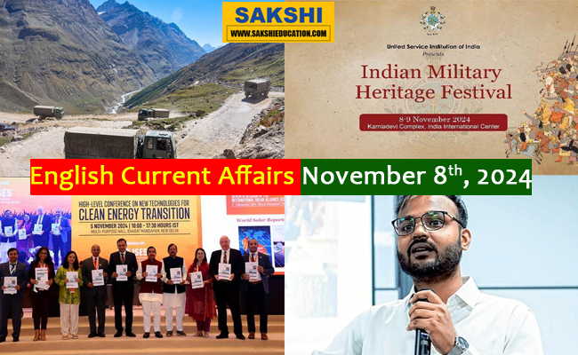 8th November, 2024 Current Affairs  generalknowledge questions with answers  